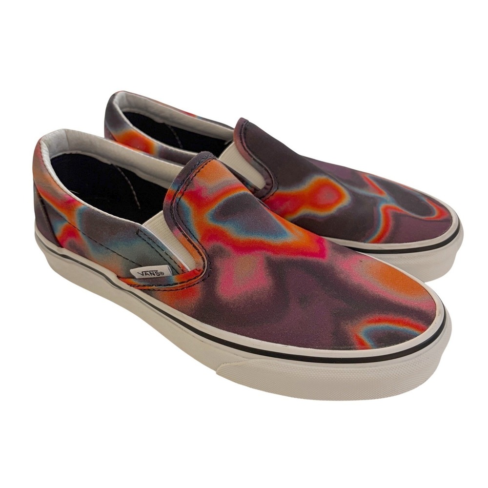 Vans Classic Slip-On Dark Aura Sneakers Multi-Color Women 7 Men 5.5